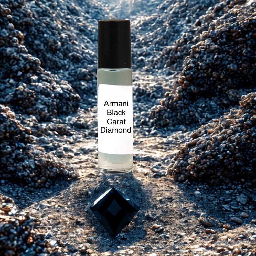 Carat Black Diamonds (M) Type 1/3 Glass Roll-on bottle